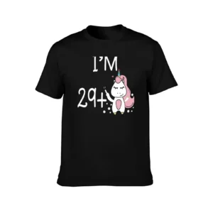 I'm 29 Plus 1 - 30th Birthday Shirt Unicorn Middle Finger 30th Birthday Gift T-Shirt man t shirt graphic T-Shirt